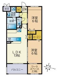 パストラルの物件間取画像